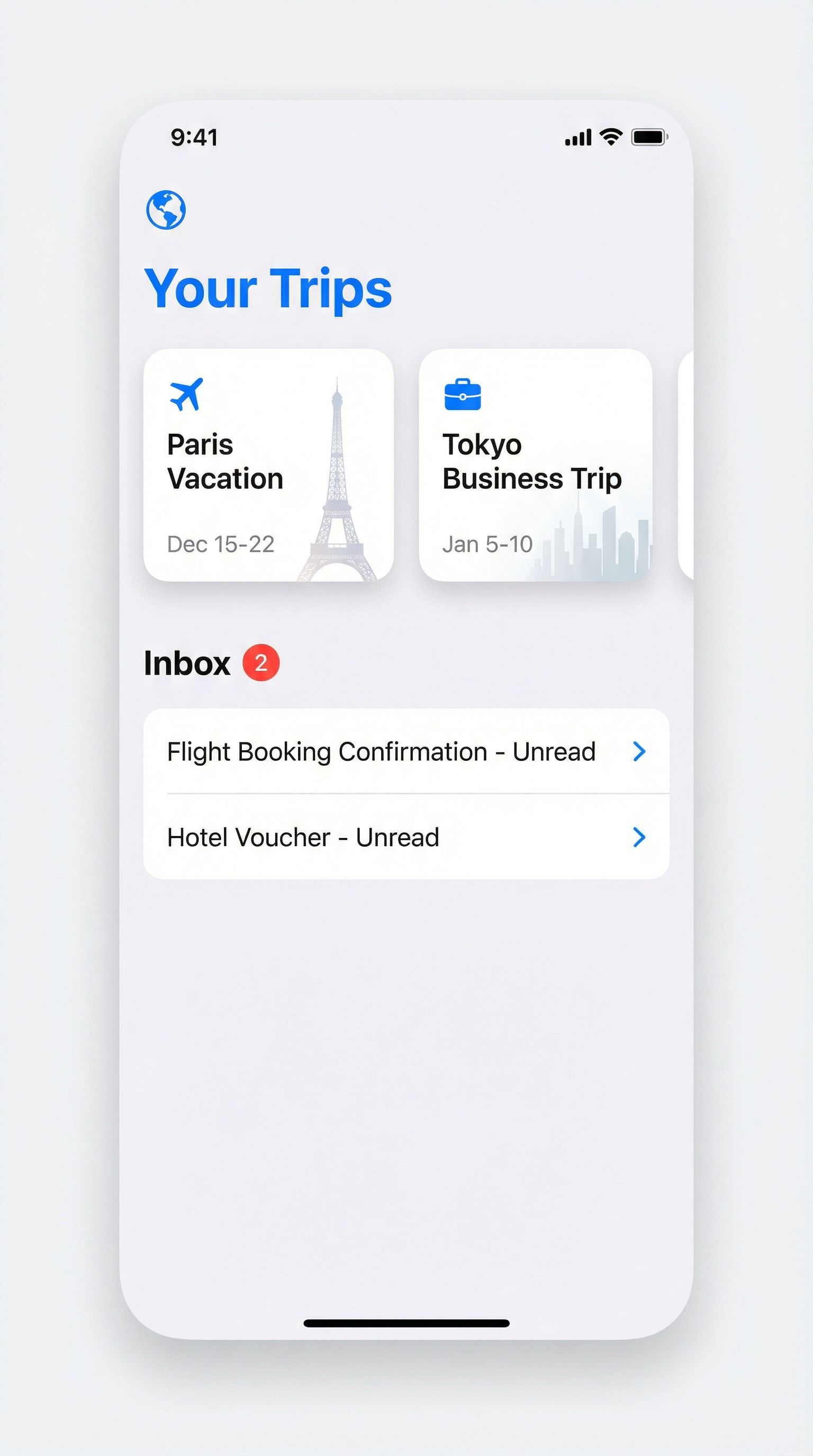 TripDocHub App Screenshot